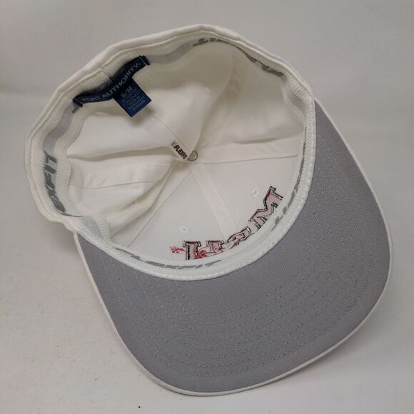 Port Authority Men's Fitted Hat S-M Embroidered MSU Ice Hockey Logo Cotton Blend - Picture 8 of 9